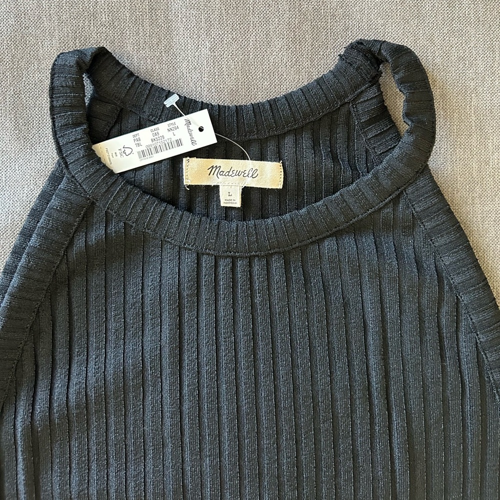 Madewell New with tags Size L Black top